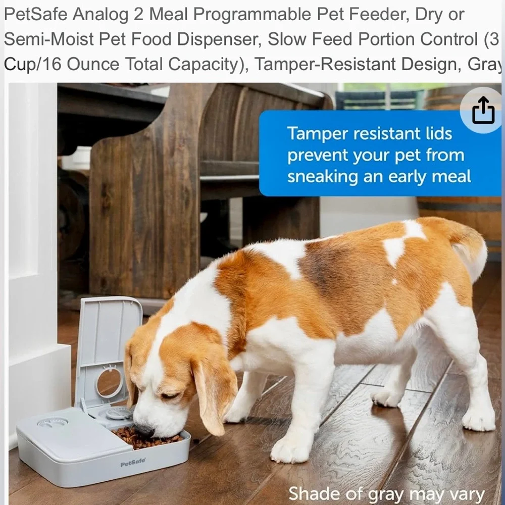 NIB Petsafe Automatic 2 meal pet feeder